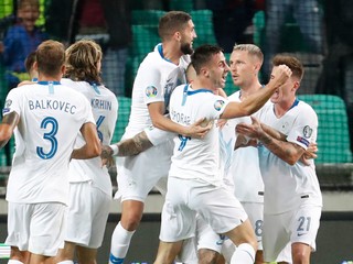 Futbalisti Slovinska - ilustračná fotografia.