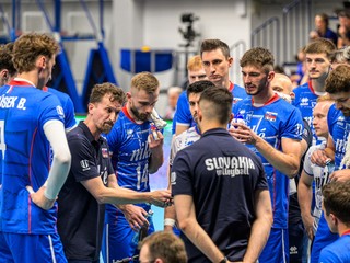 Slovenskí volejbalisti. 