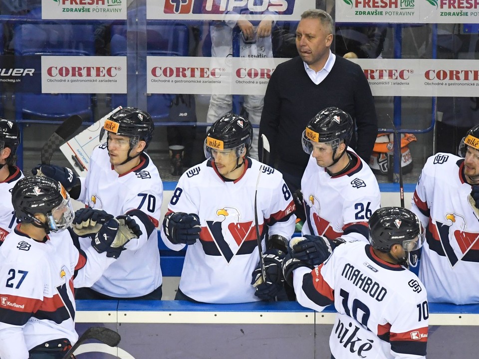 Hokejisti HC Slovan Bratislava.