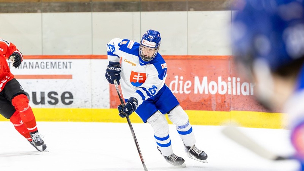 Momentka zo zápasu Slovensko - Česko do 18 rokov