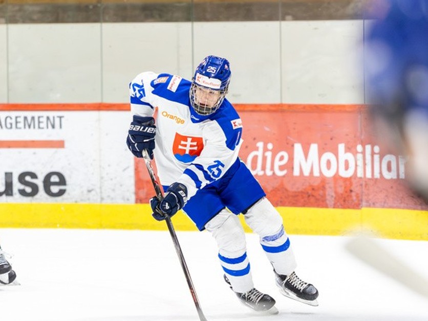 Momentka zo zápasu Slovensko - Česko do 18 rokov