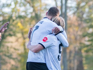 Radosť futbalistov FC Petržalka.