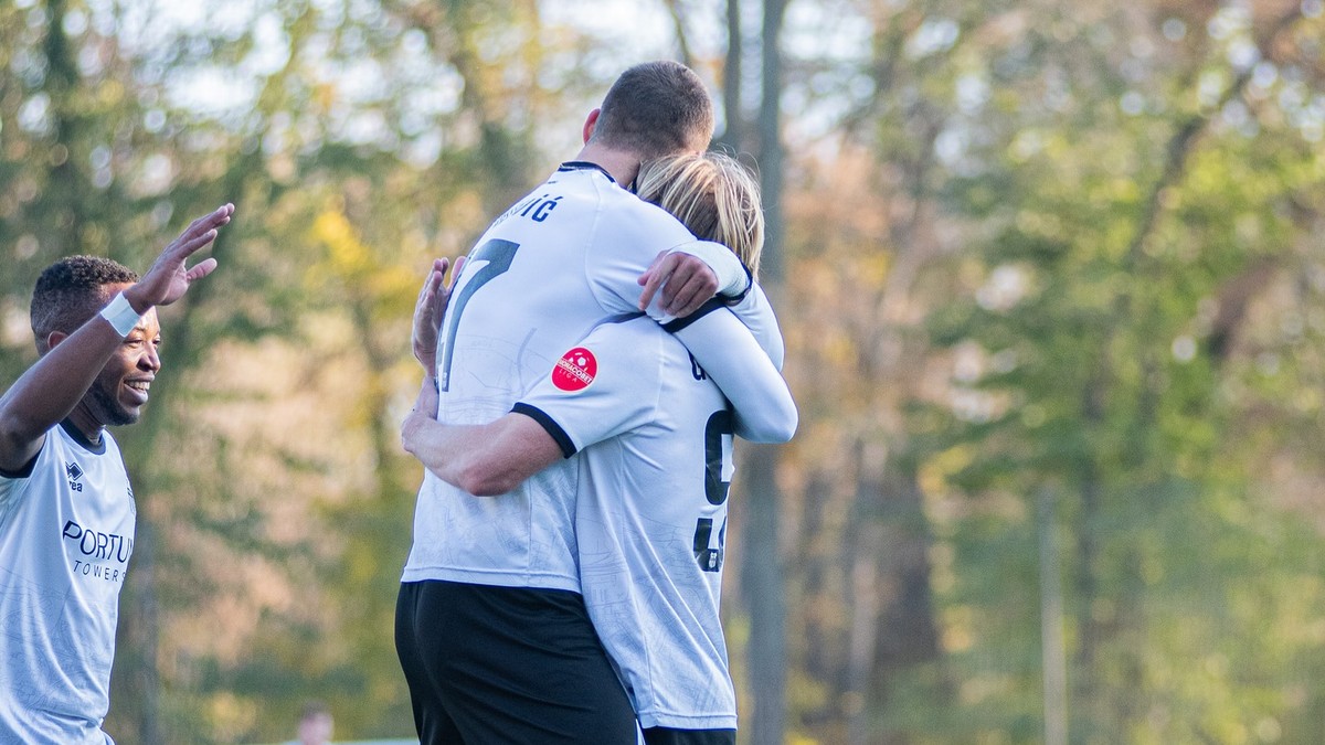 Radosť futbalistov FC Petržalka.