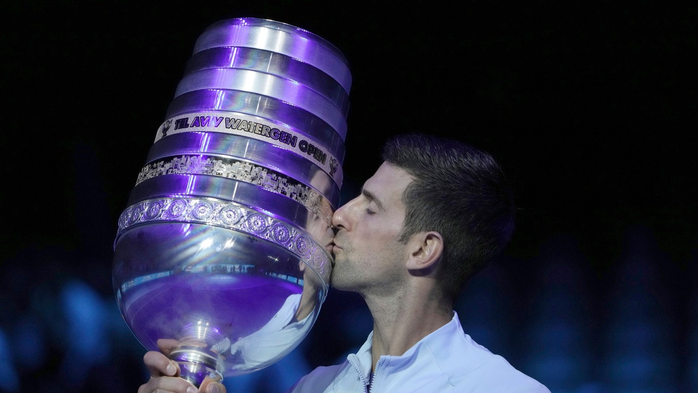 Novak Djokovič vyhral turnaj ATP Tel Aviv 2022.