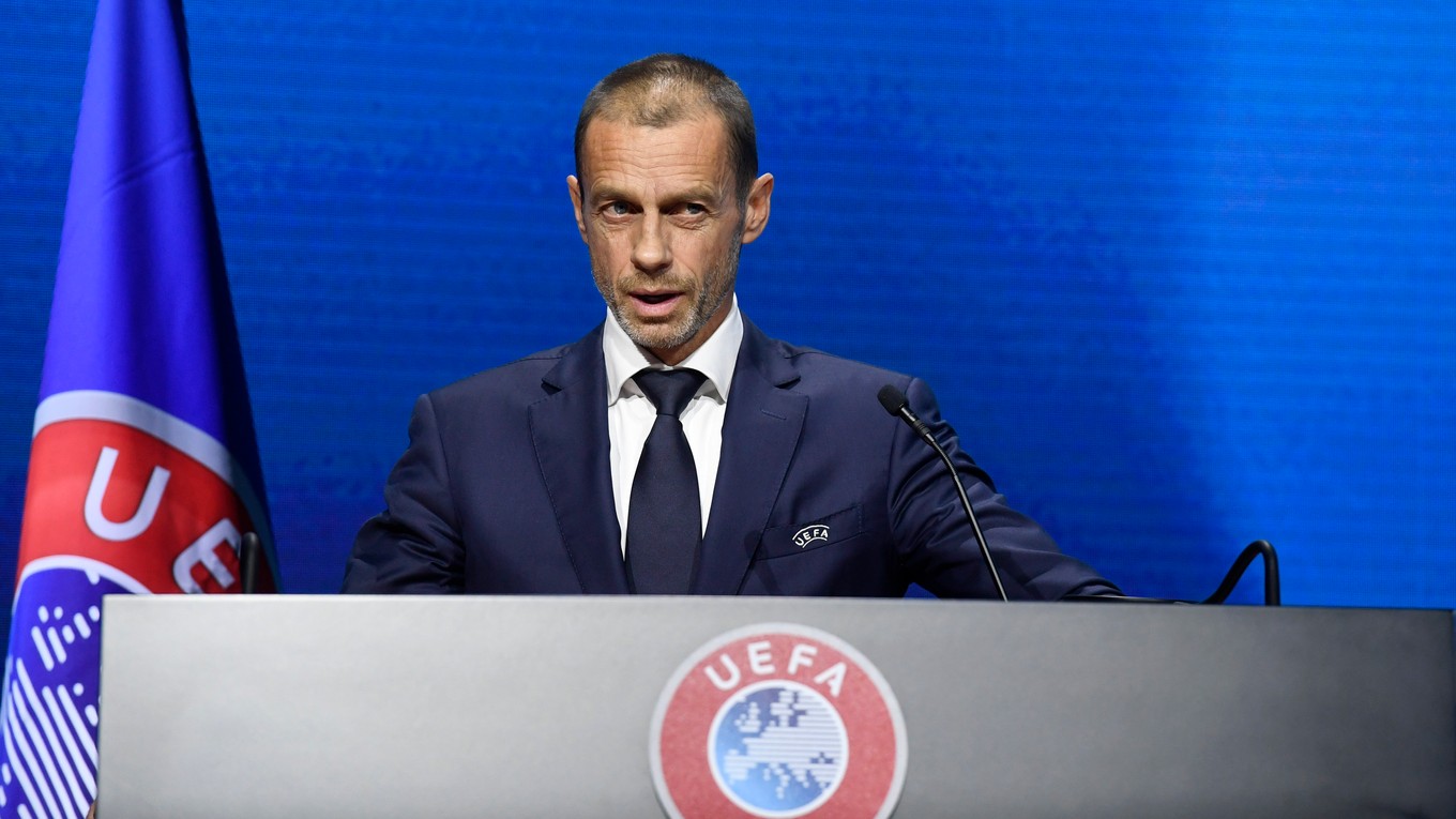 Prezident UEFA Aleksander Čeferin.