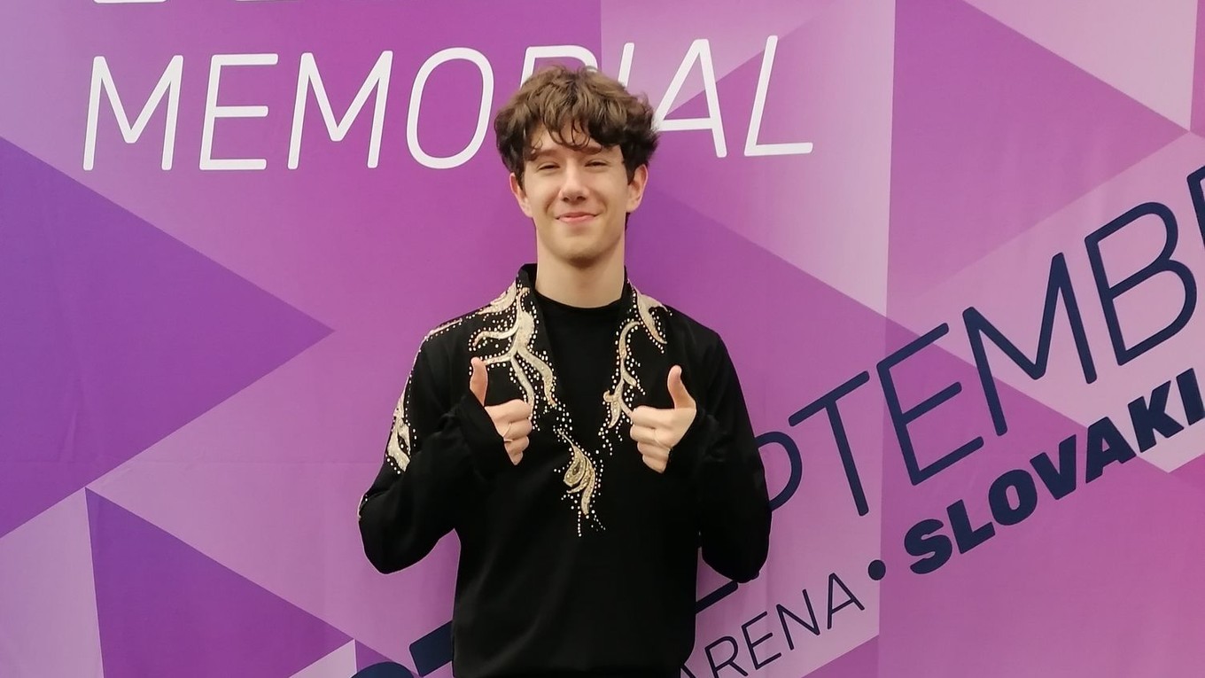 Adam Hagara po voľnej jazde na Memoriáli Ondreja Nepelu 2025.