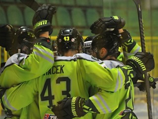 Hokejisti Vlci Žilina.