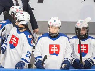 Slovenské hokejistky počas Nemeckého pohára.