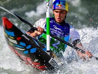 Jakub Grigar na MS vo vodnom slalome 2021.
