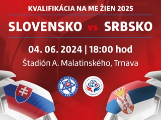 ŽENY A - Vstupenky na kvalifikačný zápas so Srbskom v predaji online