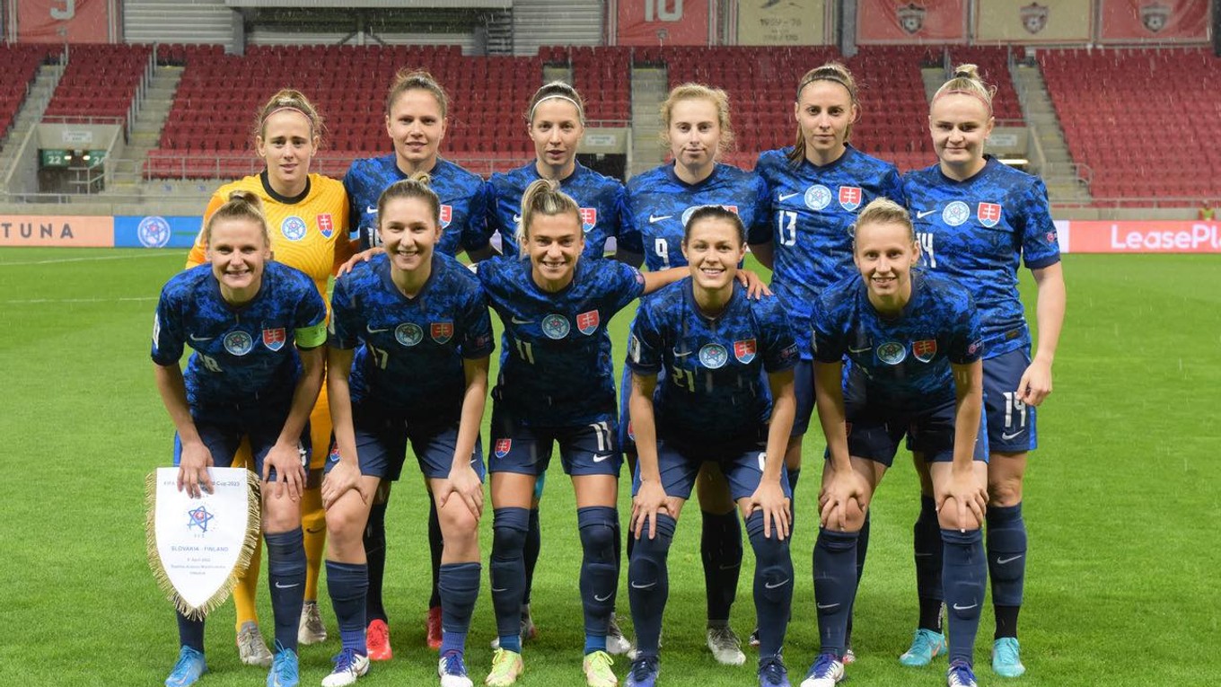 Slovenské futbalistky.
