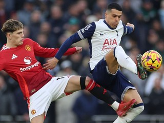 Momentka zo zápasu Manchester United - Tottenham