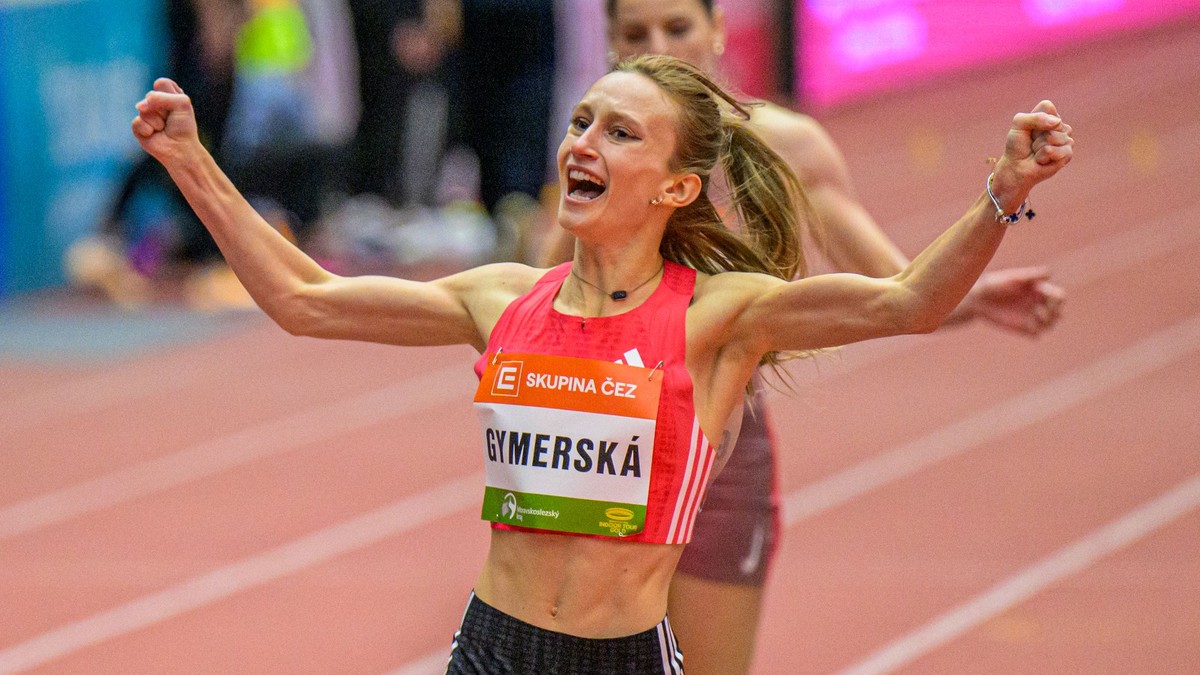 Slovenská reprezentantka Lenka Gymerská.
