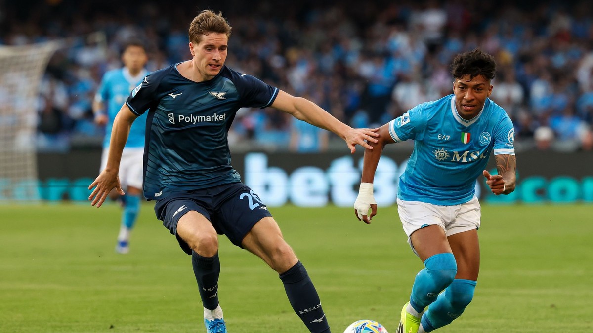 Momentka zo zápasu Neapol - Lazio