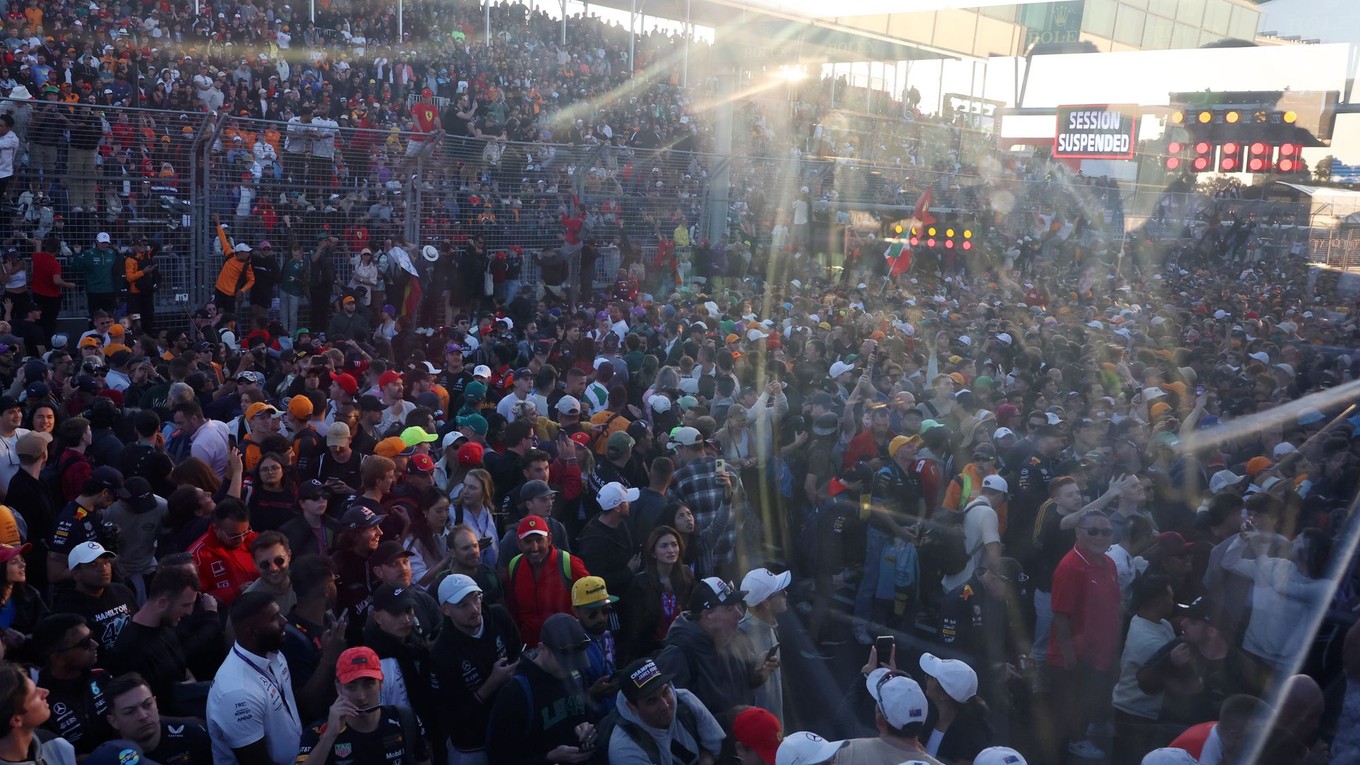 Fanúšikovia F1 počas Veľkej ceny Austrálie 2023.