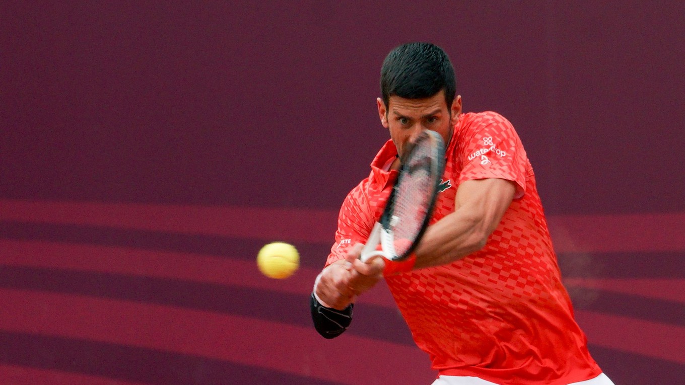 Novak Djokovič na turnaji ATP Banja Luka 2023.