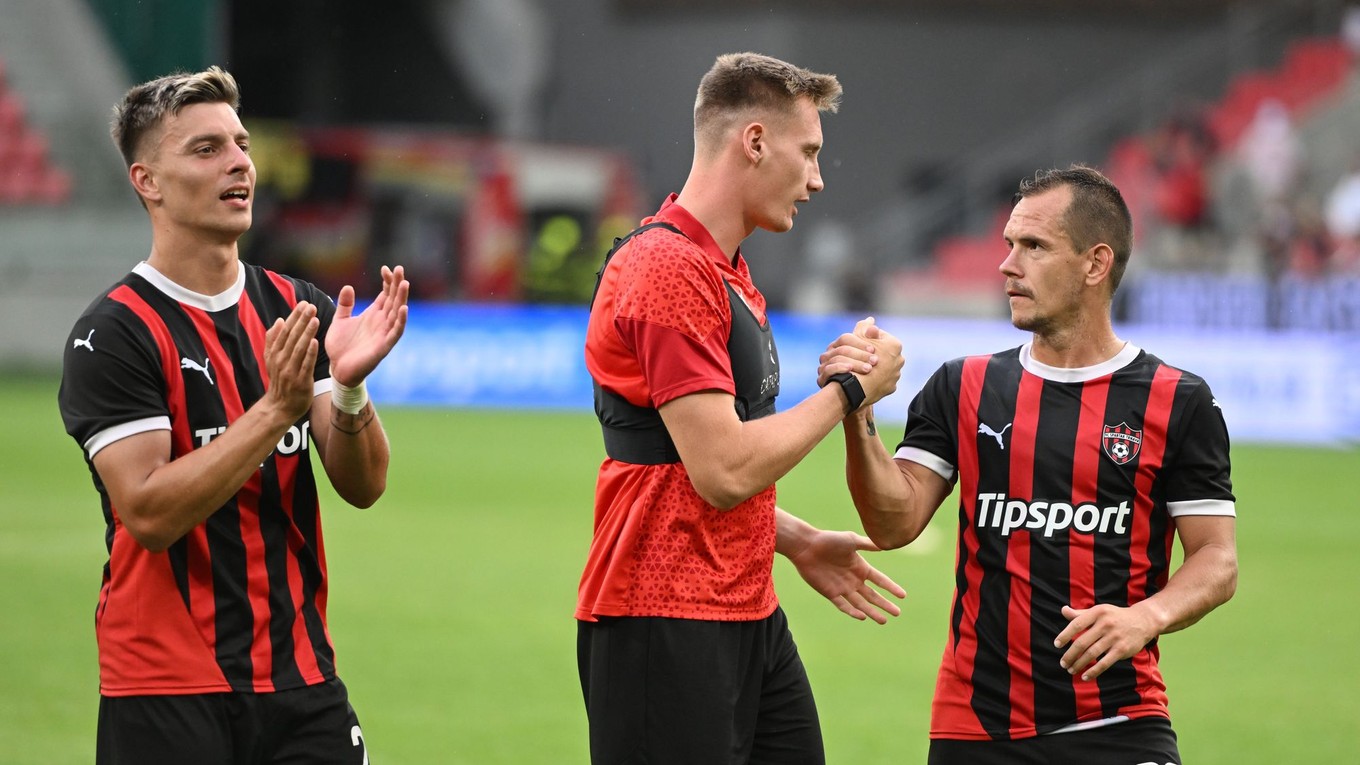 Futbalisti FC Spartak Trnava. 