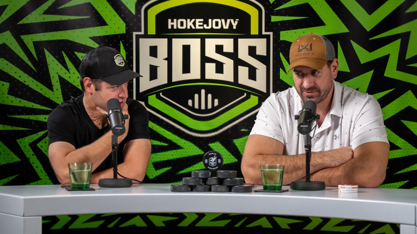 Nahrávanie podcastu Hokejový BOSS. 