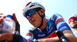 Francúzsky cyklista Paul Magnier v drese Soudalu Quick-Step.