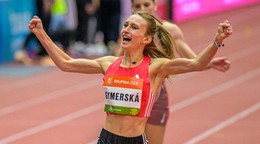 Slovenská reprezentantka Lenka Gymerská.