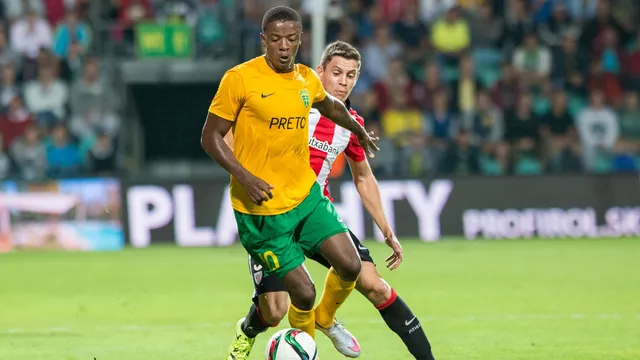 Hráč Žiliny William počas zápasu proti Bilbau.