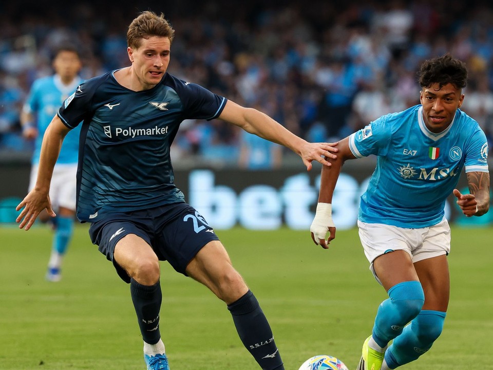 Momentka zo zápasu Neapol - Lazio