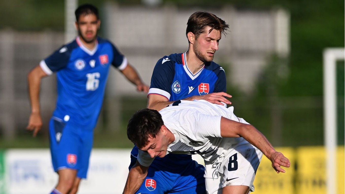 Sebastián Kóša v zápase slovenskej reprezentácie do 21 rokov