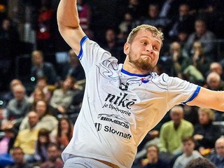 Momentka zo zápasu Slovensko - Španielsko. 