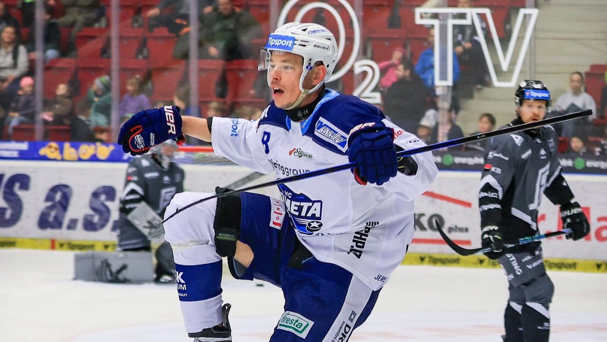 Marek Ďaloga v drese HC Kometa Brno.