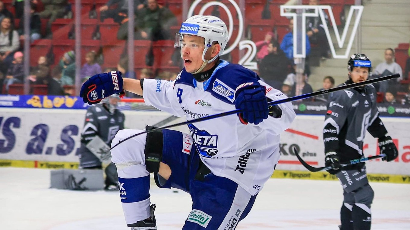 Marek Ďaloga v drese HC Kometa Brno.