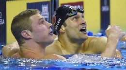 Kevin Cordes (vľavo) a Cody Miller, archívna snímka.