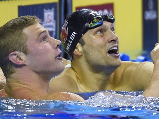 Kevin Cordes (vľavo) a Cody Miller, archívna snímka.
