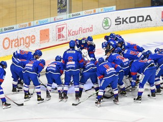 Slovenskí hokejisti do 20 rokov - ilustračná fotografia.