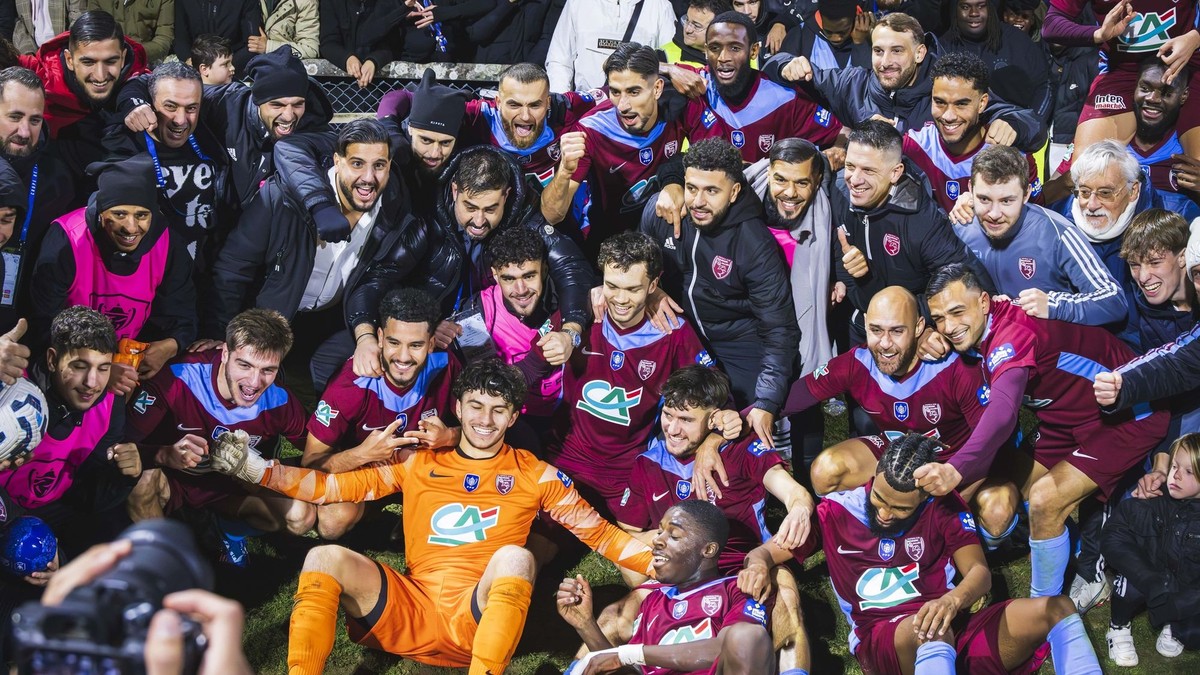 Futbalisti tímu Bourgoin-Jallieu