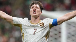 Ladislav Krejčí počas zápasu Česko - Južná Kórea na MS vo futbale 2026.