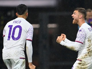 Futbalisti AC Fiorentina.