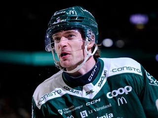 Marián Studenič v drese Färjestadu. 