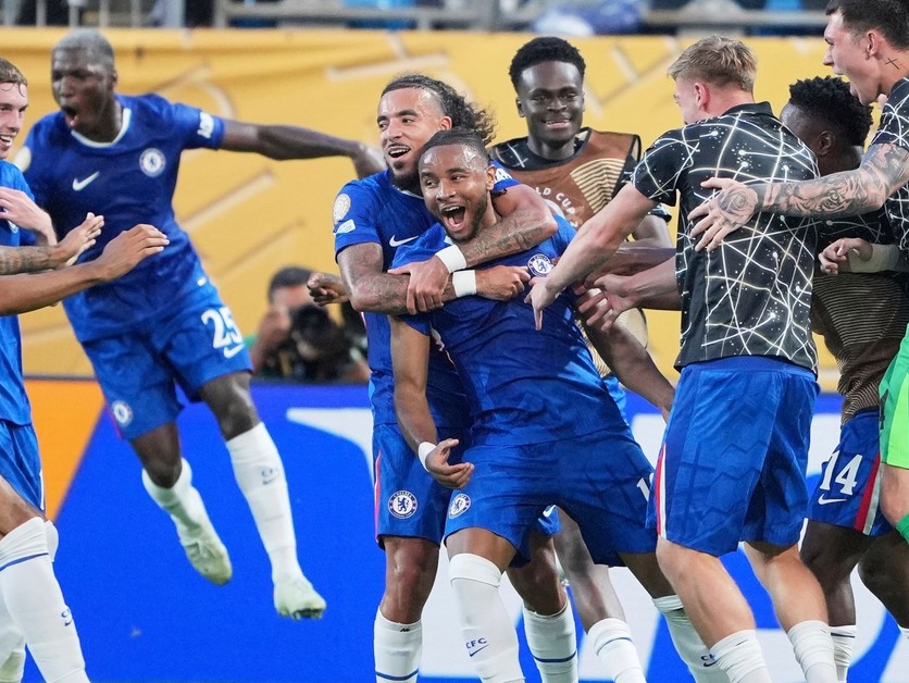 Radosť hráčov Chelsea