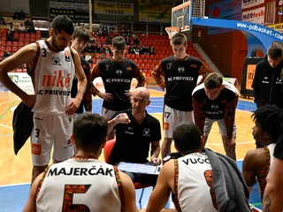 Hráči BC Prievidza. 
