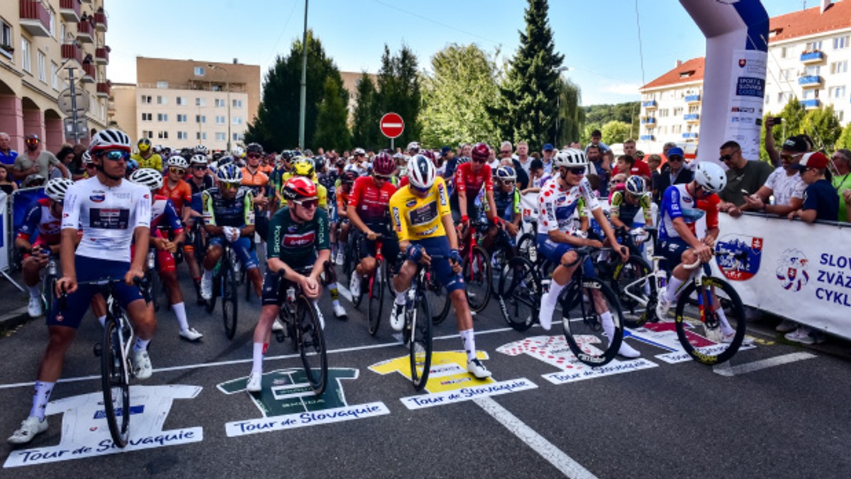 Fotka z cyklistických pretekov Okolo Slovenska 2025.
