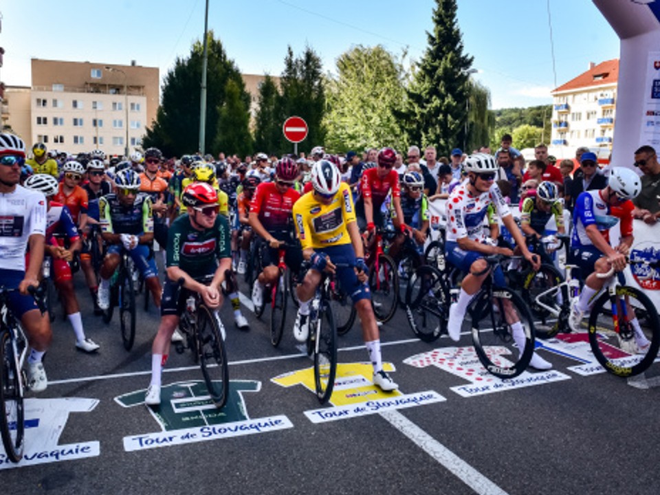 Fotka z cyklistických pretekov Okolo Slovenska 2025.