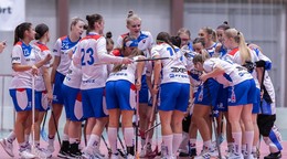 Slovenské florbalistky.