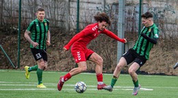 Momentka zo zápasu Lehota pod Vtáčnikom - Prievidza.