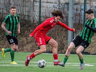 Momentka zo zápasu Lehota pod Vtáčnikom - Prievidza.