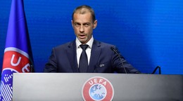 Prezident UEFA Aleksander Čeferin.