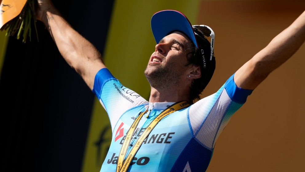 Austrálsky cyklista Michael Matthews na Tour de France 2022. 