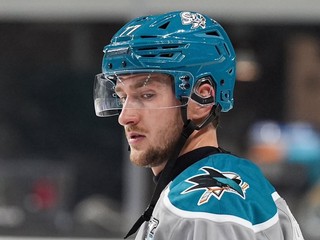 Pavol Regenda v drese tímu San Jose Barracuda.