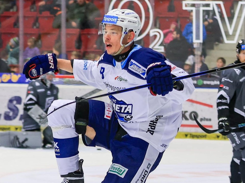 Marek Ďaloga v drese HC Kometa Brno.