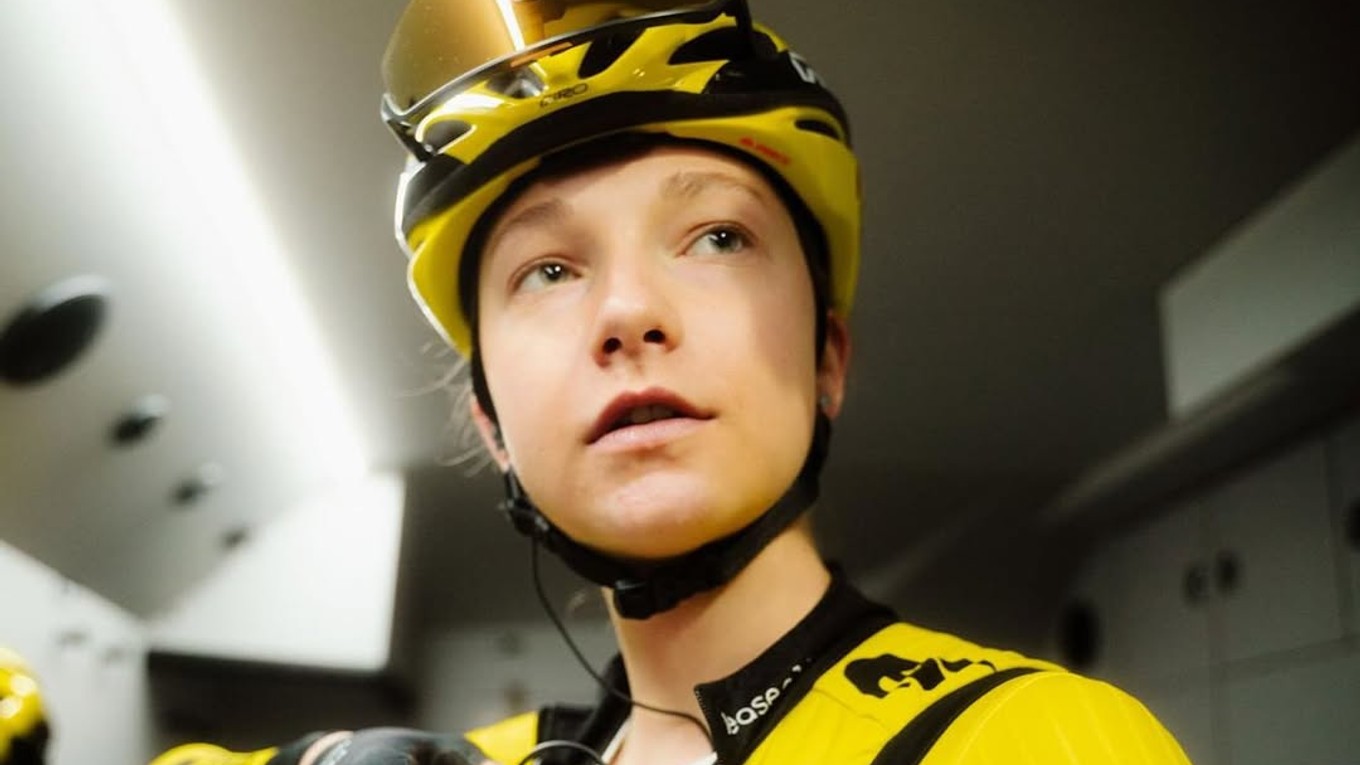 Slovenská cyklistka Viktória Chladoňová. 