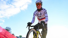 Viktória Chladoňová počas Svetového pohára v cyklokrose.